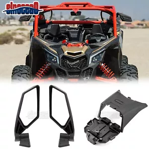 Adjustable Side Rear Mirrors+Tablet Phone Holder For 2017-25 Can Am Maverick X3 - Bild 1 von 12