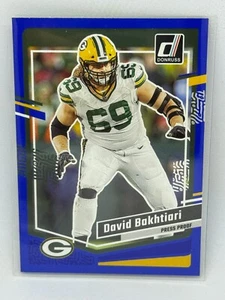 David Bakhtiari pressefest blau 2023 Panini Donruss Fußball Nr. 108 - Bild 1 von 2
