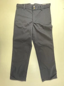 George Boys Plus Cotton Blend Navy Straight Fit Flat Front Uniform Pants 14H - Picture 1 of 8