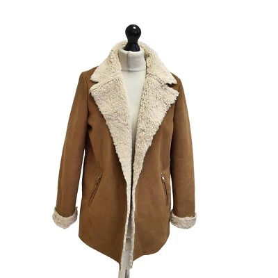 New Look 915 Jacket Faux Fur Beige UK Girl's 12-13 Years E832 - Image 1 of 4