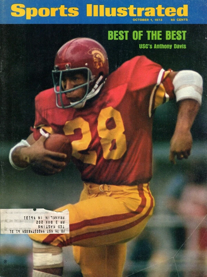 October 1, 1973 Anthony Davis USC Trojans Football SPORTS ILLUSTRATED - Image 1 of 1