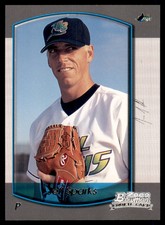 2000 Bowman Draft Picks & Prospects Chrome Jeff Sparks Rookie Tampa Bay Devil