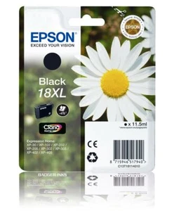 T1811 Epson 18XL nero cartuccia inchiostro originale serie margherita C13T18114012 - Foto 1 di 1