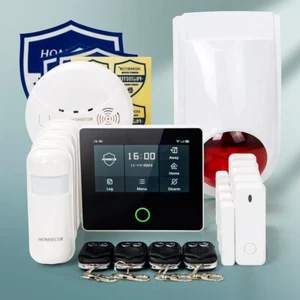 HOMSECUR Inalámbrico WIFI 4G LCD SMS Marcación Automática Hogar 4.3" Sistema de Alarma Pantalla Táctil - Imagen 1 de 16