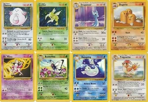 Pokemon Official Trading Cards Common & Uncommon Base Set 2 Collection Set /130 - Picture 1 of 64