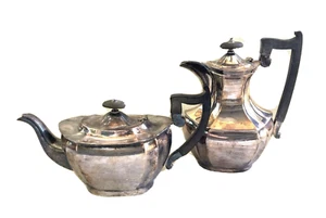 Vintage Sheffield Silver Plate Coffee Pot & Teapot, EPNS - England - Picture 1 of 12