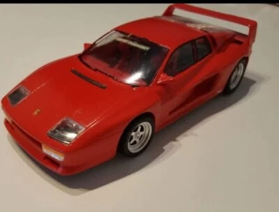 Modellino Ferrari Testarossa Koenig in Plastica in scala 1: 24 Rosso  - Immagine 1 di 4