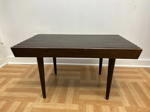 George Nelson SLAT BENCH mid century modern danish retro vintage coffee table 50 Cover