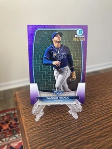 WANDER FRANCO 2023 Bowman Chrome Mega #97 PURPLE REFRACTOR #/250 RARE SP NM+ - Picture 1 of 3
