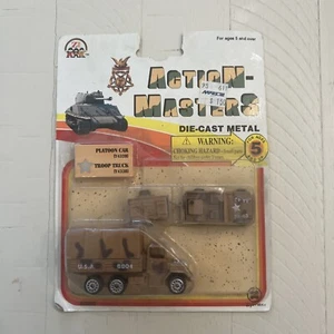 Zee Toys Action Masters, Military Halftrack & Jeep - Picture 1 of 6