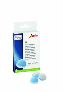 JURA 2-phase cleaning pack of 6 cleans the coffee machine and protect for longer - Picture 1 of 1