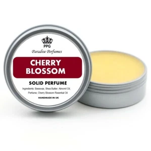 Cherry Blossom Natural Solid Perfume by Paradise Perfumes Fragrance Balm 15ml - Picture 1 of 1