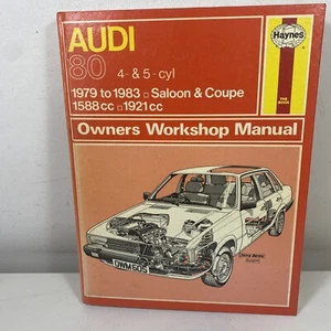 Haynes Audi 80 4 & 5 Cyl 1979 to 983 Saloon & Coupe 1588cc 1921 cc Manual - Picture 1 of 12