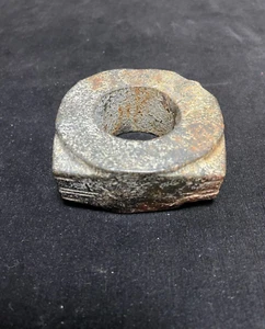 Ancient Jade Cong of The Neolithic Age Pattern 6.5 x 2.7 cm - Picture 1 of 3