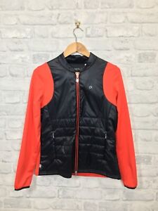 BNWT Calvin Klein Golf Ladies Red & Black Lightweight Jacket Size 12 (SD162F)