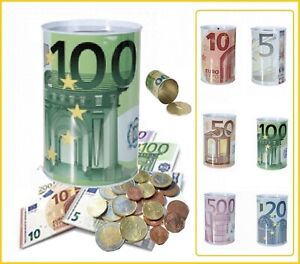 SKARBONKA 100 EURO BANKNOT METALOWY BLACHA ETUI OSZCZĘDNOŚCIOWE 15x10cm
