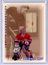 2000-01 BAP Memorabilia Georges Vezina #V12 Patrick Roy - GEORGES VEZINA PAD SSP