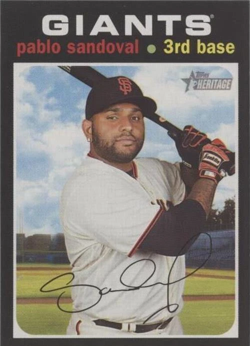 2020 Topps Heritage - Pablo Sandoval #110