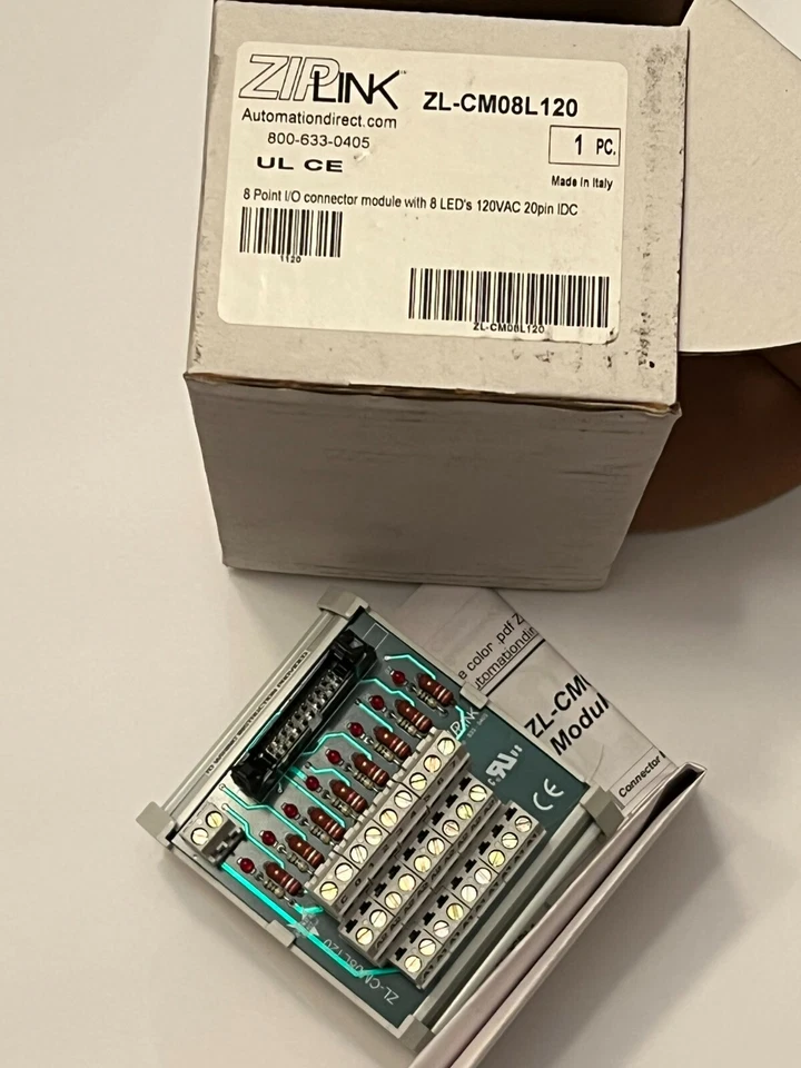  Zip Link ZL-CM08L-120 I/O Connector Module  - Image 1 of 1