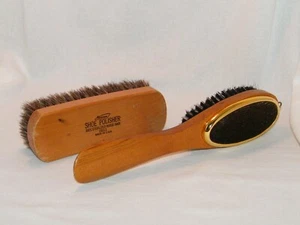 Vintage Valet HorseHair Shoe Polisher by National & Wooden Lint Brush /Shoe Horn - Picture 1 of 5