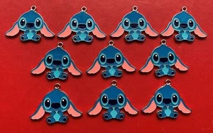 STITCH CHARMS PENDANTS ENAMEL METAL JEWELLERY MAKING - Picture 1 of 7