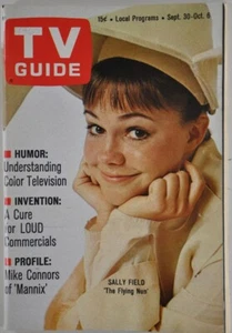 TV Guide September 1967 Sally Field The Flying Nun [NO MAILING LABEL] - Picture 1 of 19