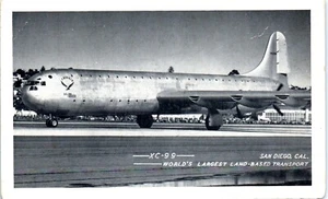 Convair XC-99 World's Largest Land-Based Transport Cargo 1948 Vtg. Postcard-S-34 - Picture 1 of 2