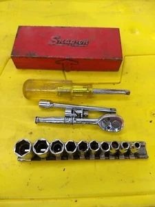 Snap-On 14pc. 1/4dr. 6pt. Socket Set W/ KRA223 Box - Picture 1 of 23