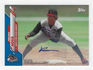 Topps Pro Debut 2020 #PD-140 Freudis Nova automático azul paralelo #'d 106/150 - Imagen 1 de 2