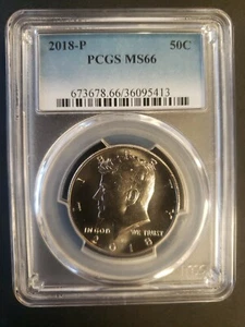 2018 P KENNEDY HALF DOLLAR 50C PCGS MS 66 - Picture 1 of 2