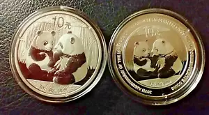 1-2009 Chinese Panda 1 oz Silver Coin In Mint Capsule +1 30th Anniversary Coin - Picture 1 of 3