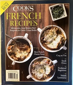 NEW COOK’S ILLUSTRATED MAGAZINE ALL TIME BEST 108 FRENCH RECIPES SPECIAL ISSUE - Picture 1 of 11