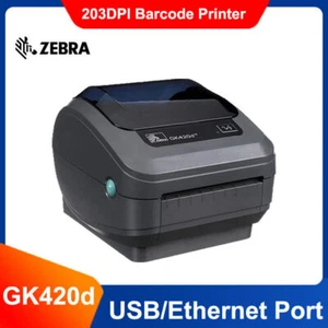 Zebra GK420d Thermal Label Printer LAN Ethernet Network USB USPS eBay Shipping - Photo 1/7