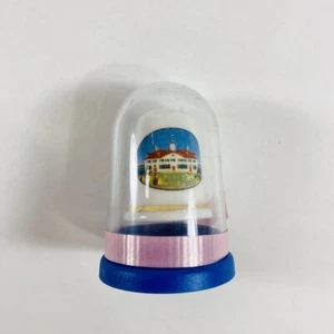 Thimble Enamel Mount Vernon White George Washington Home Virginia In Holder - Picture 1 of 4