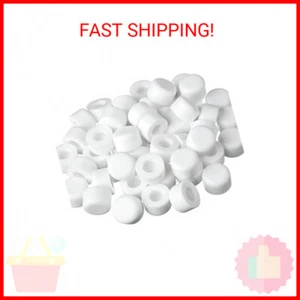 Rubber Door Bumper Tips White Door Stop Caps Door Stopper Bumpers for Wall and F - Picture 1 of 2