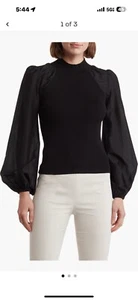NWT-AllSaints Cleo Cotton and Silk Top-MSRP $275 - Picture 1 of 3