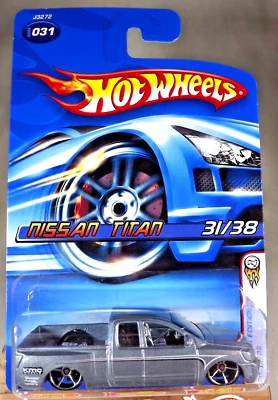 2006 Hot Wheels #31 First Editions 31/38 NISSAN TITAN Gray Variant w/ChromeOH5Sp - Image 1 of 4