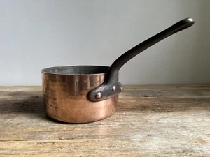 Thick Hammered Copper Pan Made in France – 20cm – 3mm thick - Picture 1 of 10