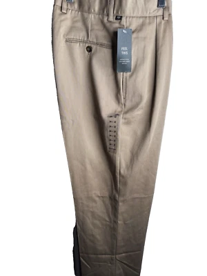 Pantalón Dockers Hombre Plisado Tostado Odyssey Sarga 100% Algodón Nuevo Foto 1 de 4