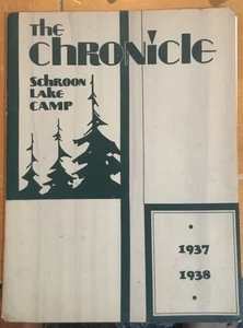 Vintage 1937 1938 Adirondack Schroon Lake Camp Yearbook “The Chronicle” - Picture 1 of 3