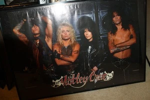 Póster vintage Motley Crue - Dr Feelgood Era 32" x 22" Bad Boys of Heavy Metal - Imagen 1 de 1