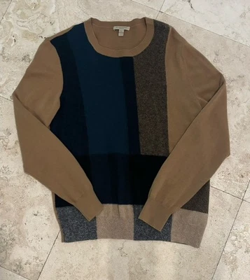 Suéter tejido tostado Burberry para hombre talla grande Foto 1 de 3