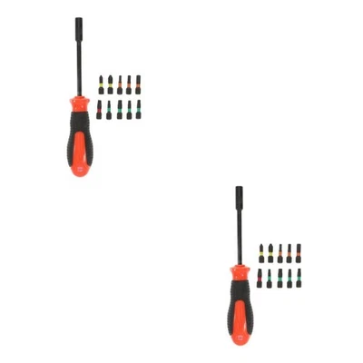 2 Kreuzschraubendreher -Bits -Griff Sicherheitsbit Set Multi -Bit - Bild 1 von 4