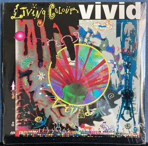 LIVING COLOUR VIVID~RARE SEALED ORIG 1988 EPIC LP~CULT OF PERSONALITY~FUNK METAL - Picture 1 of 3