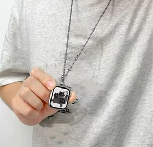 INS Creative Edelstahl Sport Halskette für Apple Watch 9 8 7 6 5 4 3 2 SE - Bild 1 von 13