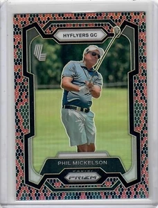 2024 Panini Prizm LIV Golf #4 Phil Mickelson Snakeskin Prizm /13 SP - Picture 1 of 2