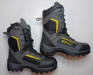 Klim Adrenaline Gore-Tex Schneemobilstiefel Schneestiefel Gr. 8 schwarz gelb - Bild 1 von 8