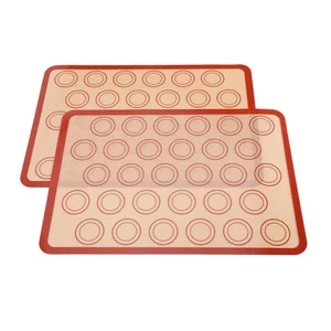 30 Cavities Macaron Baking Mat Silicone Cake Macaroon Non Stick Mould Pad Sheet - Picture 1 of 13