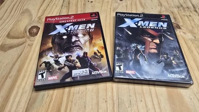 X-Men Legends (Sealed) + X-Men Legends II - PS2 - Playstation 2 - Image 1 of 2
