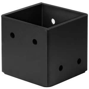 8x8 Post Base, Heavy Duty Steel Fence Base, Anchor Bracket Deck Supports Porc... - Picture 1 of 6